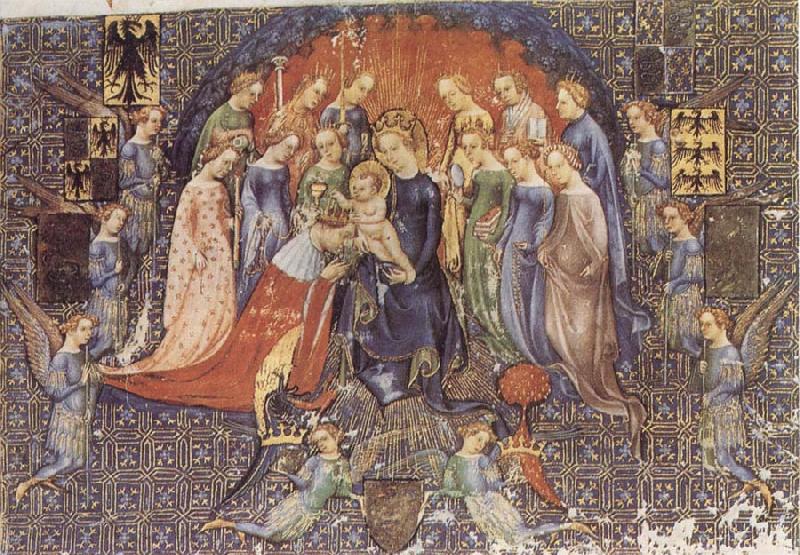Michelino da Besozzo The Christ Child crowns the Duke